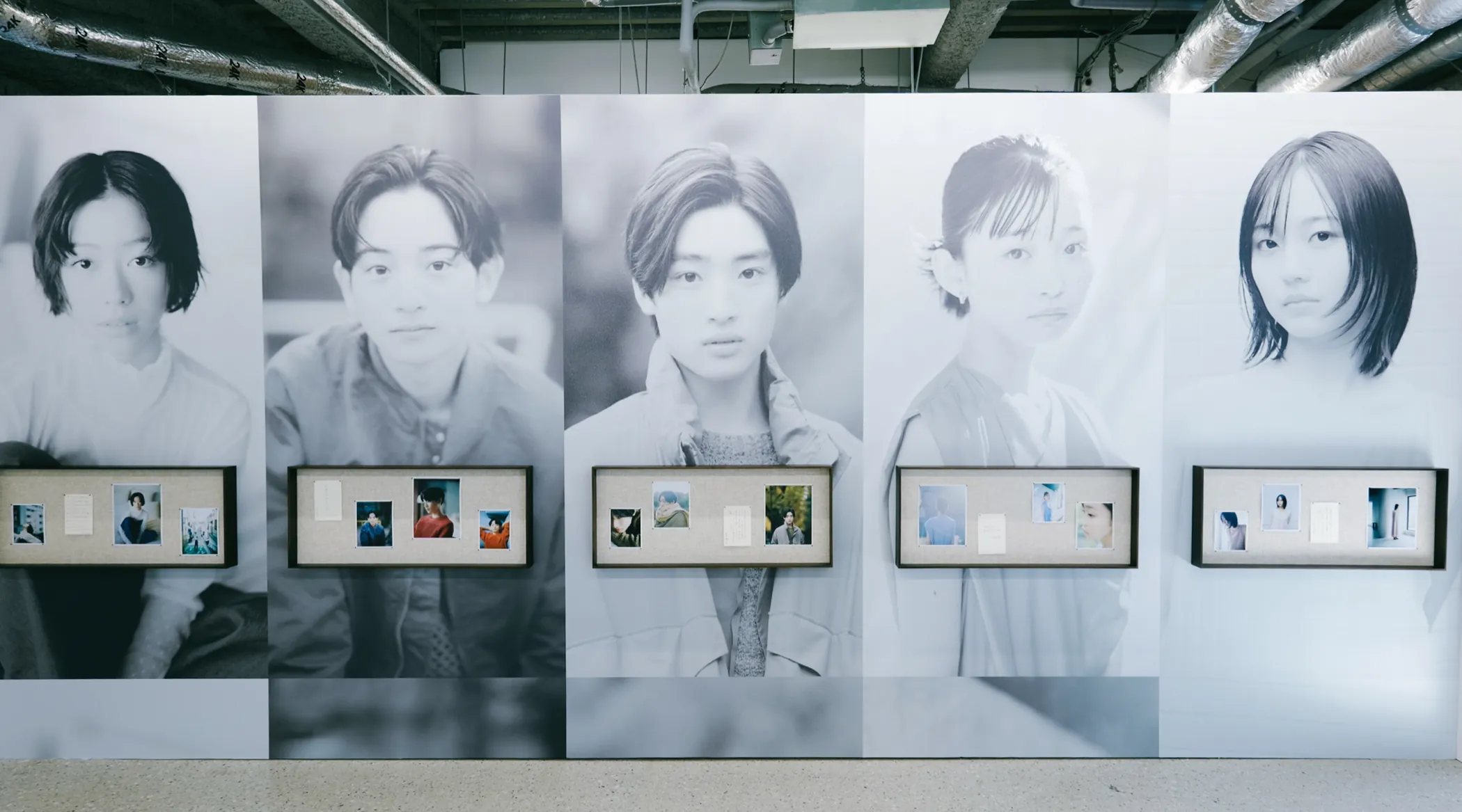 AMUSE Audition 2025-26「私が撮りたかった俳優の原石展」展示風景